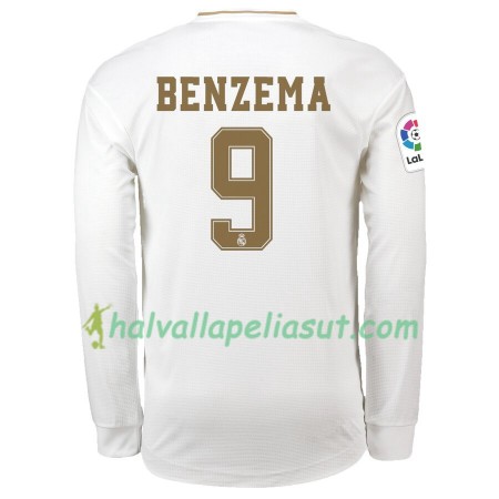 Jalkapallo Pelipaidat Real Madrid Karim Benzema 9 Kotipaita 2019-2020 Pitkähihainen